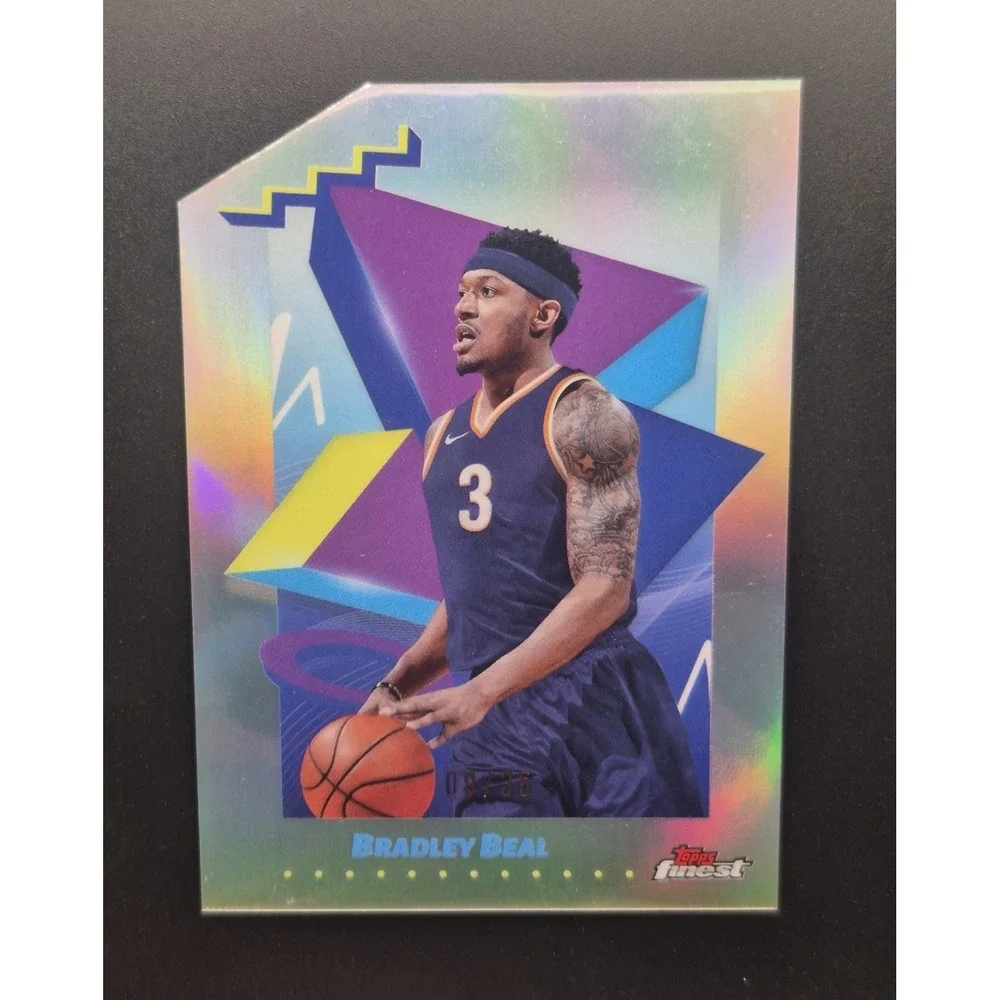 2025 Topps Finest Basketball Bradley Beal #175 Silver Die-Cut /35 LA Clippers